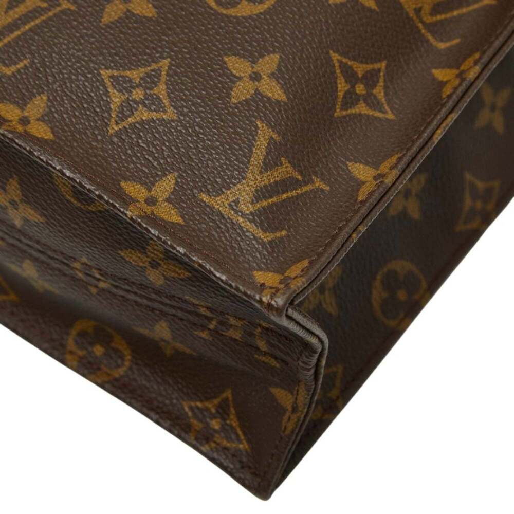 LOUIS VUITTON Brown Monogram Leather Tote Bag - Picture 5 of 14